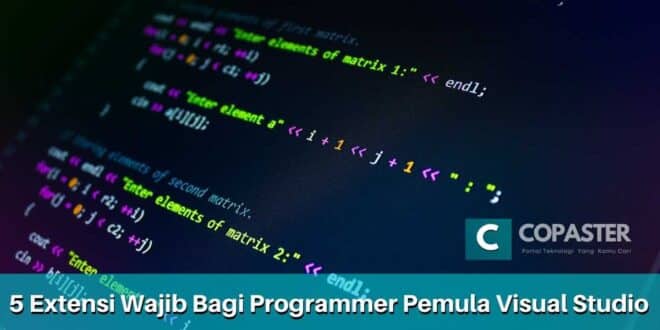 5 Ekstensi Wajib Bagi Progammer Pemula Visual Studio