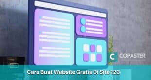 Cara Buat Website Gratis Di Site123