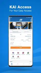 ilustrasi Aplikasi KAI Access untuk pengguna android