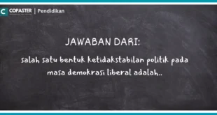 salah satu bentuk ketidakstabilan politik pada masa demokrasi liberal adalah