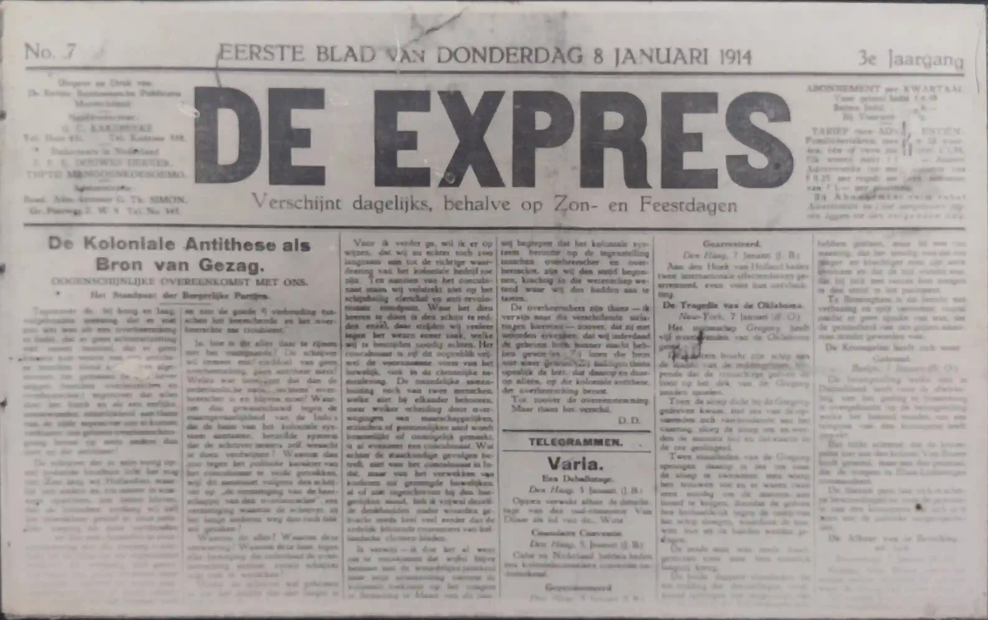 surat kabar de express